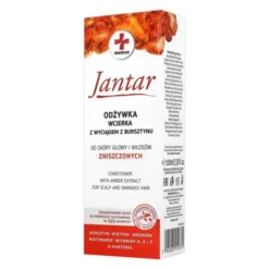 Jantar Medica, odżywka-wcierka z wyciągiem z bursztynu, do skóry głowy i włosów zniszczonych, 100 ml