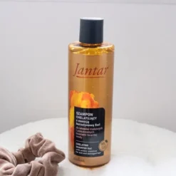 Jantar, szampon chelatujący z esencją bursztynową do włosów matowych i zniszczonych, 300 ml