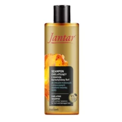 Jantar, szampon chelatujący z esencją bursztynową do włosów matowych i zniszczonych, 300 ml
