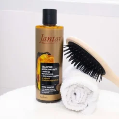 Jantar,Szampon regenerujący z esencją bursztynową do włosów słabych i zniszczonych, 300 ml