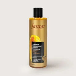 Jantar, szampon z esencją bursztynową i węglem do włosów przetłuszczających się, 300 ml