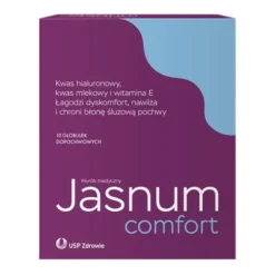 Jasnum Comfort, globulki dopochwowe, 10 szt.