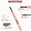 J.Cat Beauty, Attention!, pomada z żelem do stylizacji brwi 4w1, 101 Soft Brown, 2,7 g