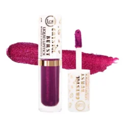 J.Cat Beauty Crystal BurstLiquid Lipstick, błyszczyk do ust z drobinkami 107 Velvet Dress, 0,8 g