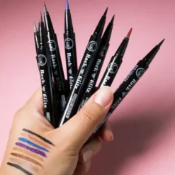 J.Cat Beauty, Rock N' Glitz Diamond Dazzle Liquid Liner 101, płynny eyeliner o diamentowym połysku, 0,85 g