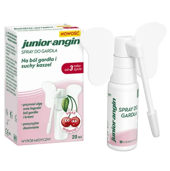 Junior-angin, spray do gardła, 20 ml