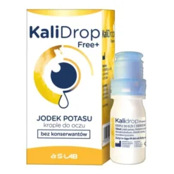 KaliDrop Free, krople do oczu z jodkiem potasu, bez konserwantów, 10 ml