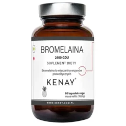 KENAY Bromelaina 2400 GDU, kapsułki, 60 szt.