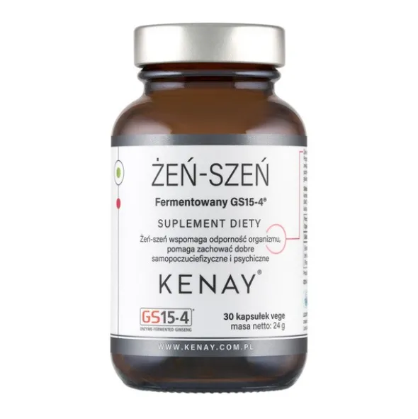 KENAY Żeń-szeń fermentowany GS15-4, kapsułki, 30 szt.