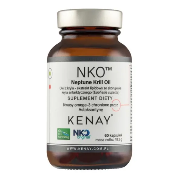 KENAY NKO Neptune Krill Oil, kapsułki, 60 szt.