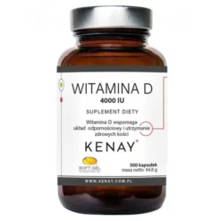 KENAY Witamina D 4000 IU, kapsułki, 300 szt.
