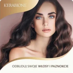 Kerabione, dla włosów, paznokci, skóry, kapsułki, 60 szt.