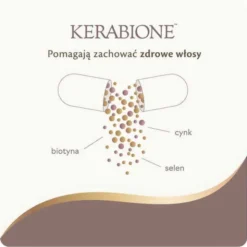 Kerabione, dla włosów, paznokci, skóry, kapsułki, 60 szt.