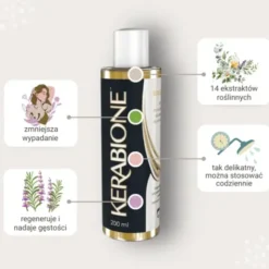 Kerabione, szampon do włosów ze skłonnością do wypadania, 200 ml