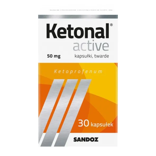 Ketonal Active, 50 mg, kapsułki twarde, 30 szt.