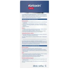 Ketoxin Forte, wzmacniający szampon przeciwłupieżowy, 200 ml