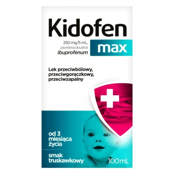 Kidofen max, 250 mg/5ml, zawiesina doustna, 100 ml