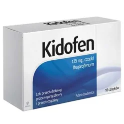 Kidofen, 125 mg, czopki, 10 szt.
