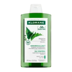 Klorane, seboregulujący szampon z organiczną pokrzywą, 400 ml
