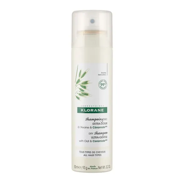 Klorane, szampon suchy z owsem i ceramidami, 150 ml