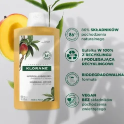 Klorane, szampon z mango, 400 ml