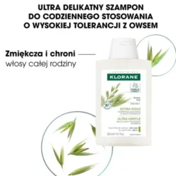 Klorane, szampon z owsem, 200 ml