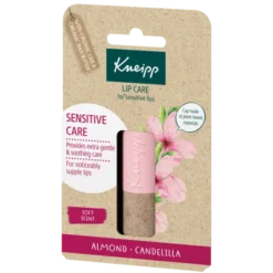 Kneipp Łagodna Pielęgnacja, balsam do ust, kwiat migdała i wosk candelilla, 4,7 g