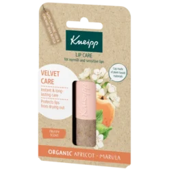 Kneipp, balsam do ust Velvet Care, Olej z pestek moreli i Marula, 4,7g