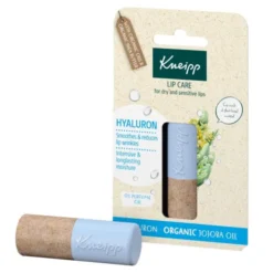 Kneipp, intensywnie nawilżający balsam do ust z kwasem hialuronowym i olej jojoba, 4,7 g