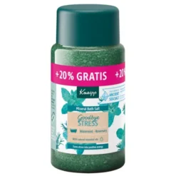 Kneipp, kryształki do kąpieli z soli, Goodbye Stress, rozmaryn i mięta, 600 g
