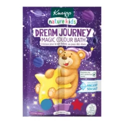 Kneipp Nature Kids, dwukolorowa sól do kąpieli Podróż Marzeń, zapach lawendowy, 40 g