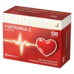 Koenzym Q10+witamina E, kapsułki, 120 szt.