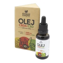 Kombinat Konopny Olej CBDA + CBD, krople, 30 ml