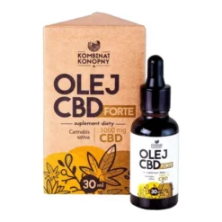 Kombinat Konopny, Olej CBD Forte 1000mg, krople, 30 ml