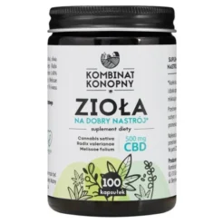 Kombinat Konopny Zioła na dobry nastrój, kapsułki, 100 szt.