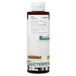 Korres, żel pod prysznic, zapach bergamoty i gruszki, 250 ml