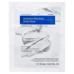 Korres Greek Yoghurt, maska nawilżająca w płachcie, 20 ml