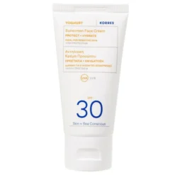 Korres Yoghurt, krem ochronny do twarzy SPF30, 50 ml