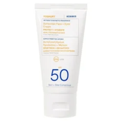 Korres Yoghurt, kremo-żel ochronny do twarzy i oczu SPF50, 50 ml