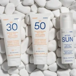 Korres Yoghurt, ochronna emulsja do ciała i twarzy SPF50, 200 ml
