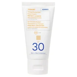 Korres Yoghurt, ochronny krem koloryzujący do twarzy SPF 30, 50 ml