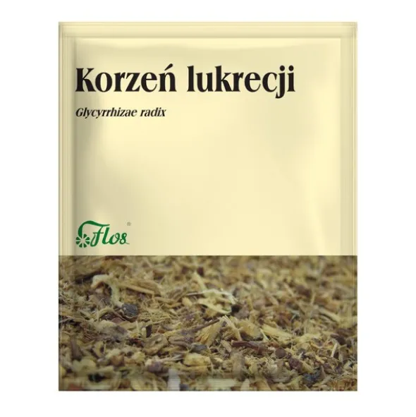Korzeń lukrecji, zioło pojedyncze, 50 g (Flos)