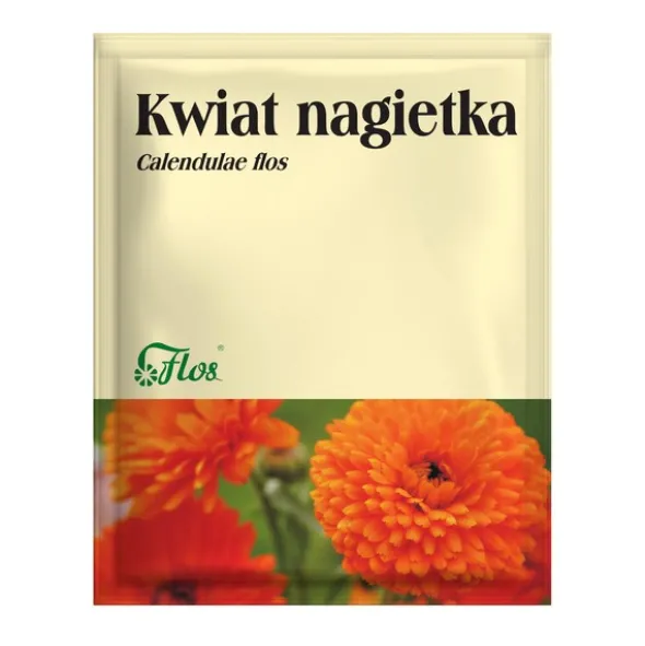 Koszyczek nagietka (syn. kwiat nagietka), zioło pojedyncze, 50 g (Flos)