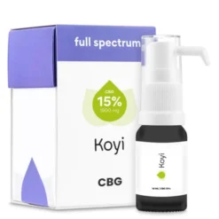 Koyi Full Spectrum Olejek konopny CBG 15%, krople, 10 ml