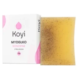 Koyi, mydełko konopne z peelingiem, 110 g