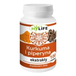 Kurkuma i piperyna, ekstrakty, tabletki, 100 szt. (DDB)