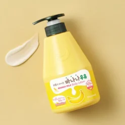 Kwailnara Banana Milk Body Cleanser, nawilżający żel do mycia ciała z ekstraktem z banana, 560 g