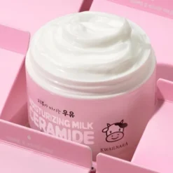 Kwailnara Moisturizing Milk Ceramide, nawilżający krem do twarzy z ceramidami i proteinami mleka, 100 ml