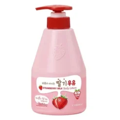 Kwailnara Strawberry Milk, witalizujący żel pod prysznic z ekstraktem z truskawki, 560 g