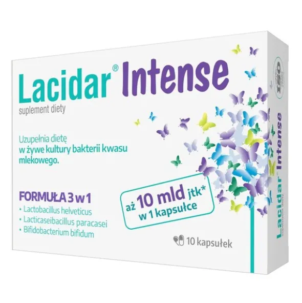 Lacidar Intense, kapsułki, 10 szt.